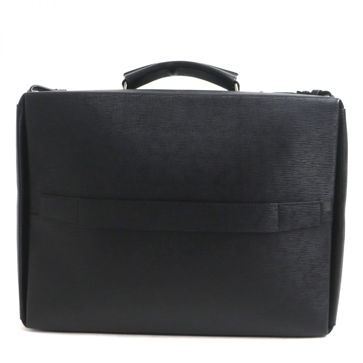 FURLA Leather 2WAY Briefcase Business Bag Black