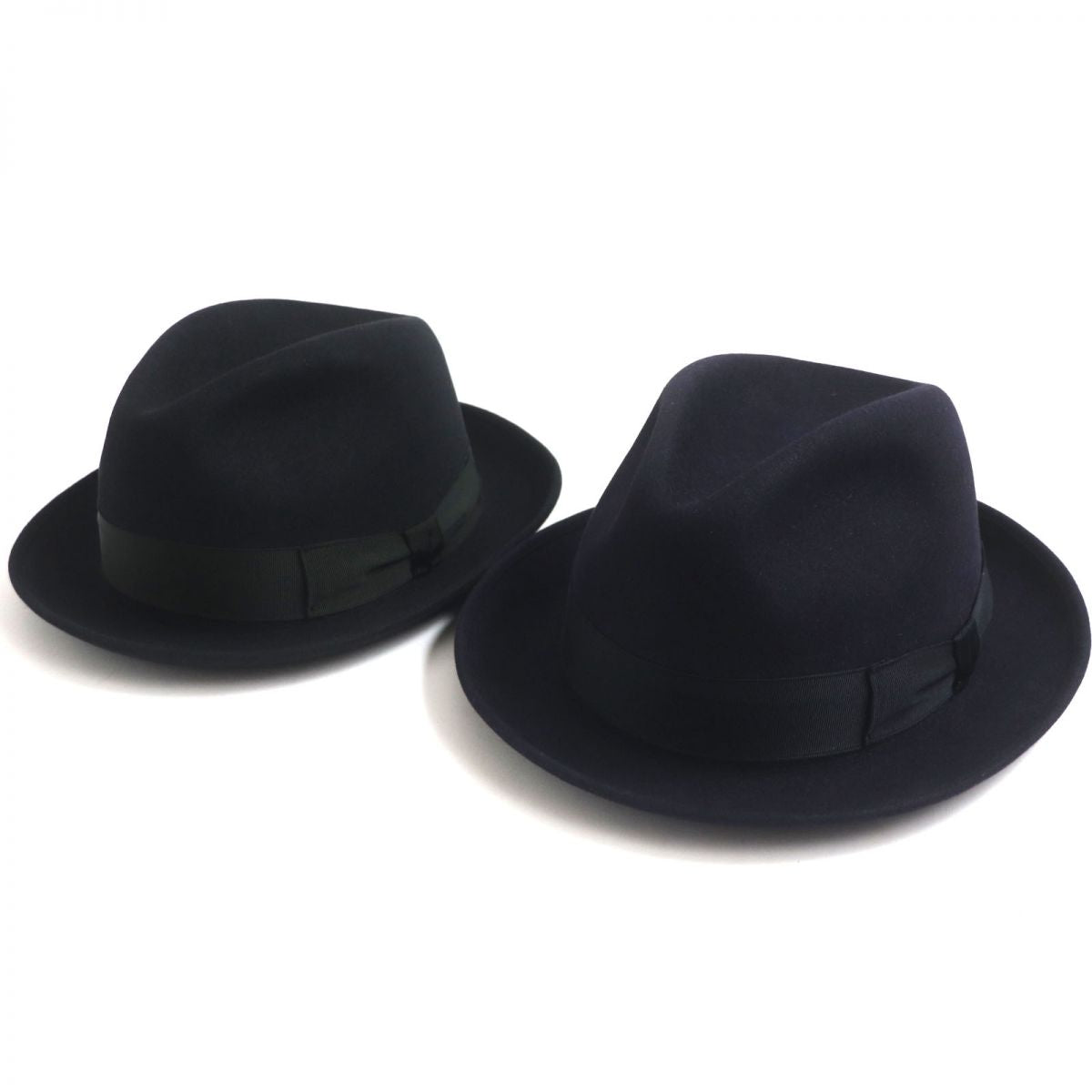 Dunhill Rabbit Hair Silk Lining Fedora Hat M/58