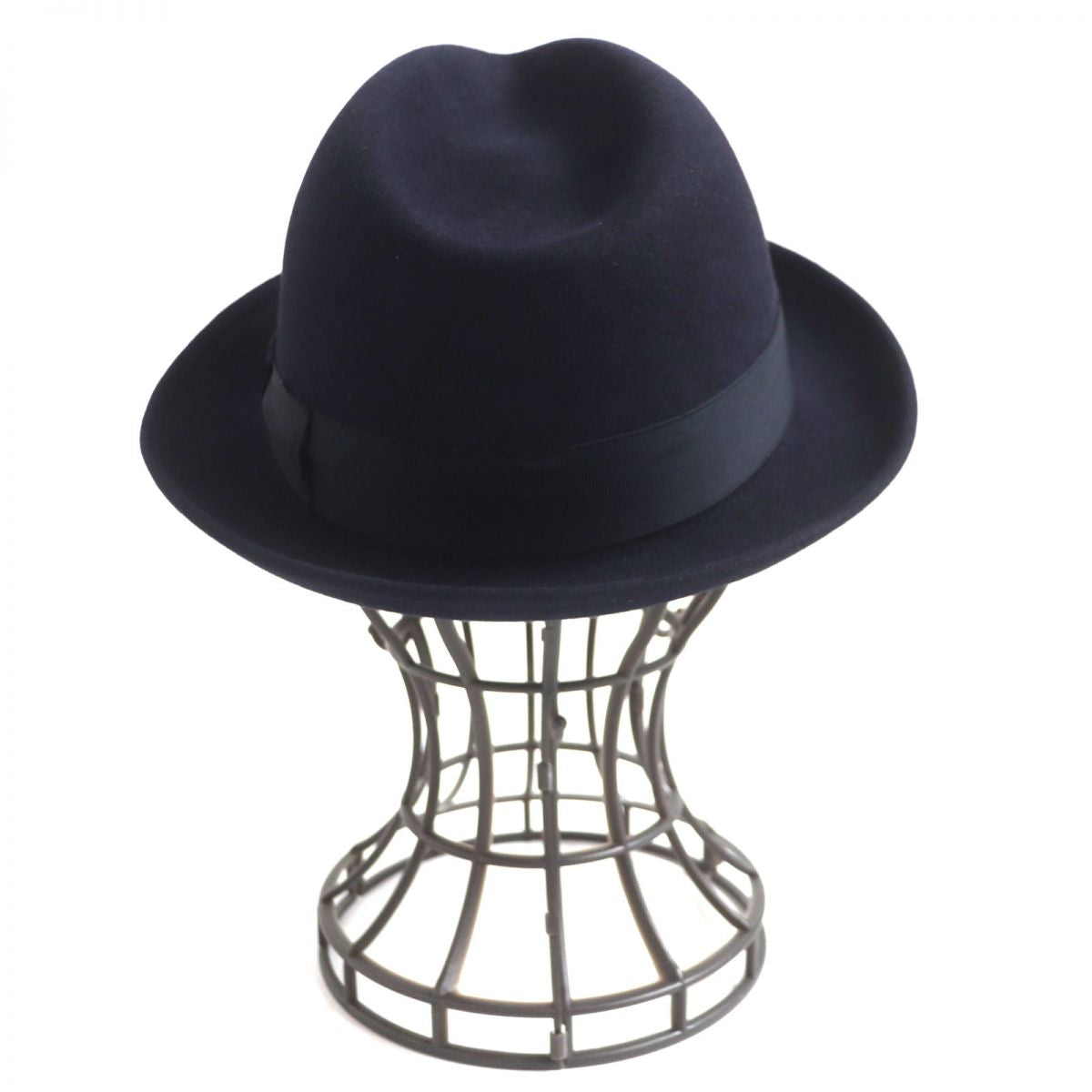 Dunhill Rabbit Hair Silk Lining Fedora Hat M/58