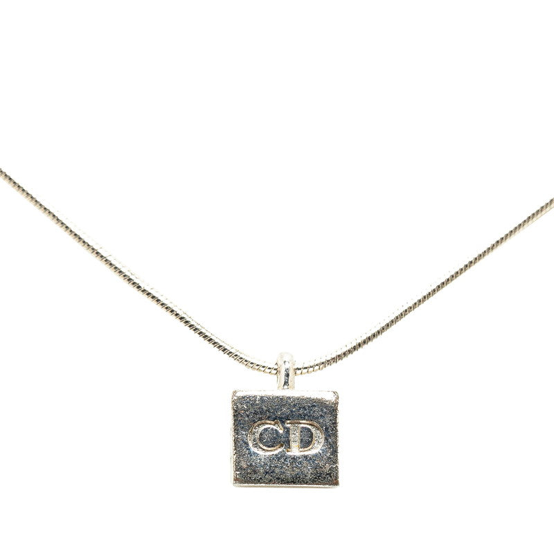 Dior Metal CD Logo Necklace in Very Good Condition