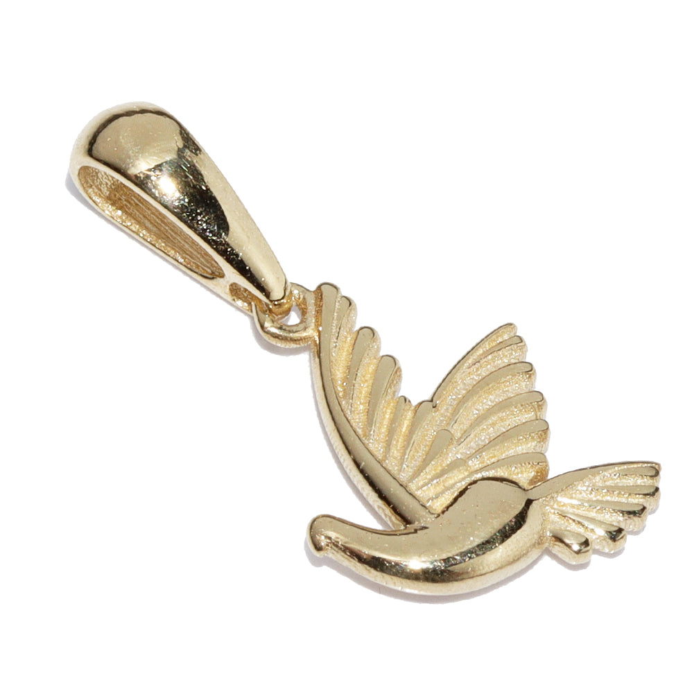 K18YG Bird Pendant Top