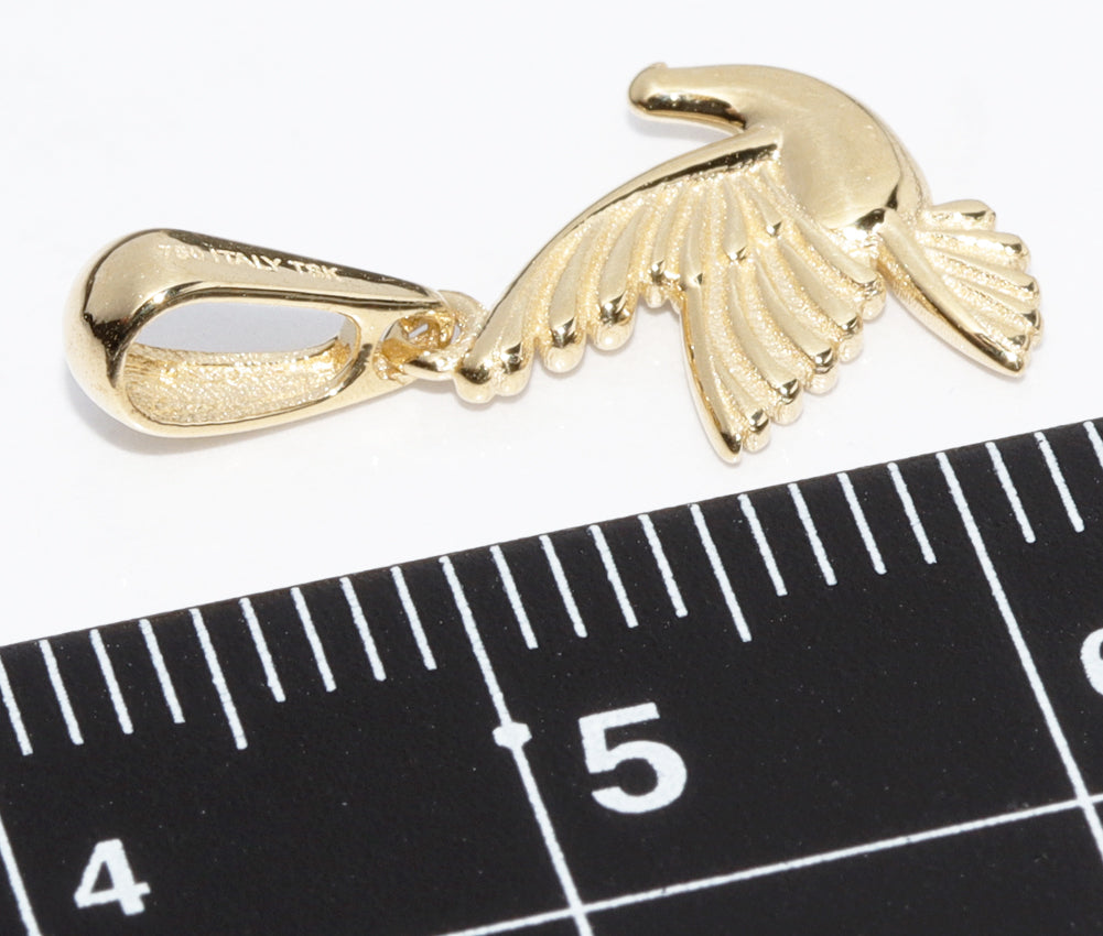 K18YG Bird Pendant Top