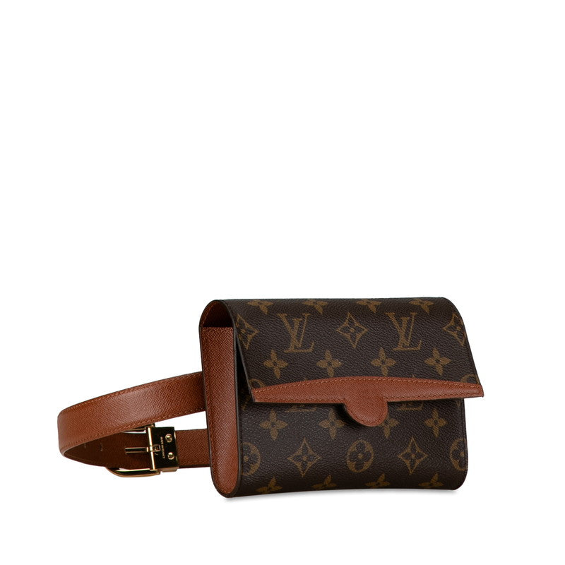 Louis Vuitton Monogram Arche Waist Bag M51975 Brown PVC Leather