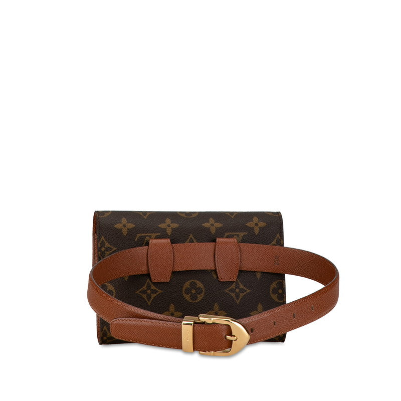 Louis Vuitton Monogram Arche Waist Bag M51975 Brown PVC Leather