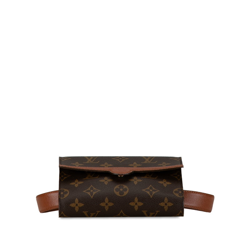 Louis Vuitton Monogram Arche Waist Bag M51975 Brown PVC Leather