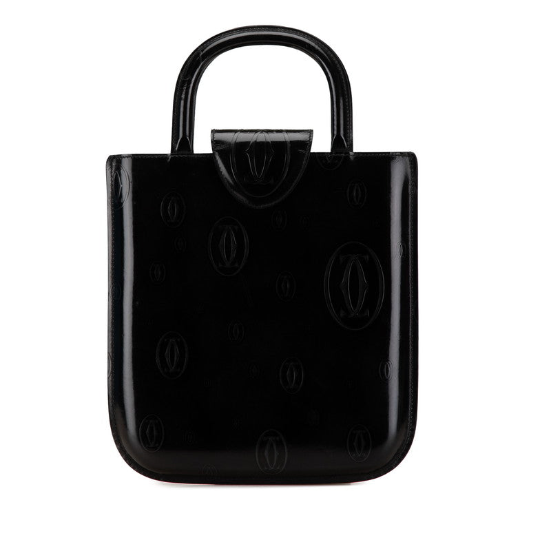 Cartier Happy Birthday Enamel Handbag Black