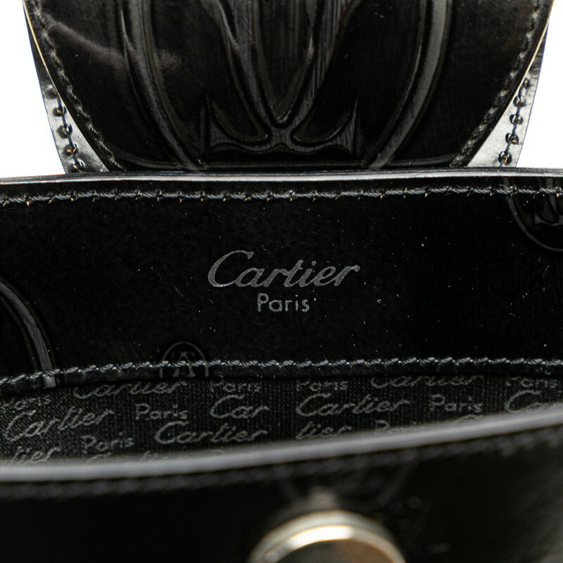 Cartier Happy Birthday Enamel Handbag Black