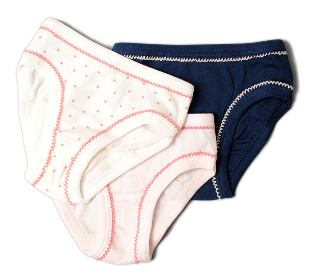 Petit Bateau Kids Underwear 3-Pack Print Shorts in Pristine Condition