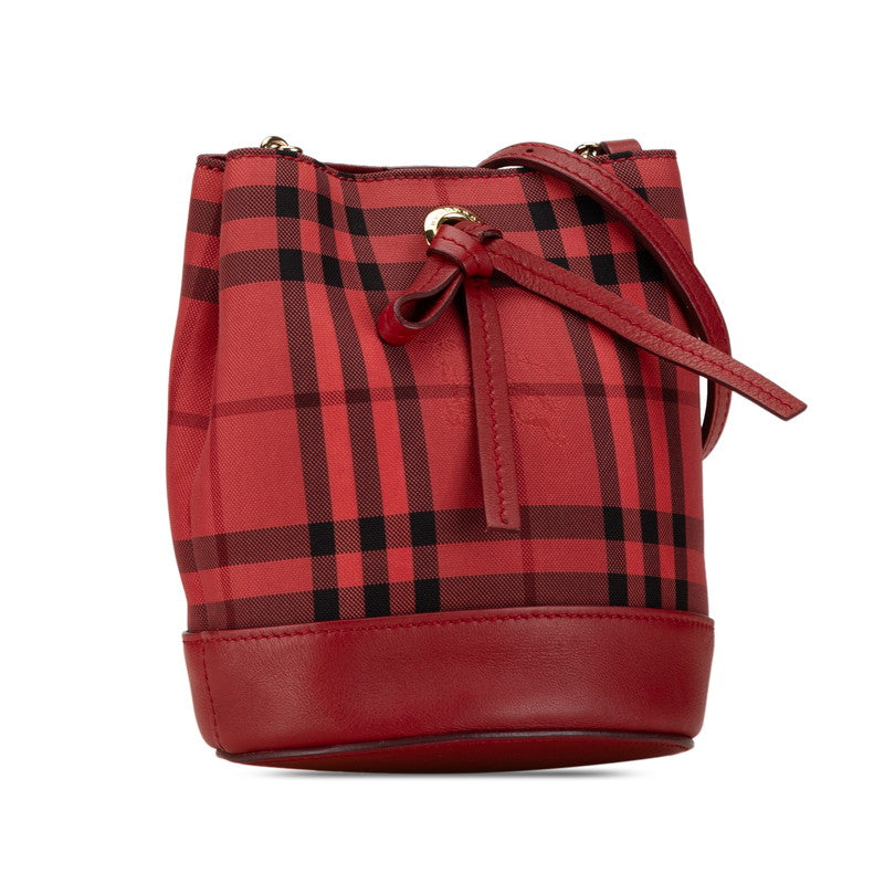 Burberry Nova Check Canvas Leather Shoulder Bag in Great Condition