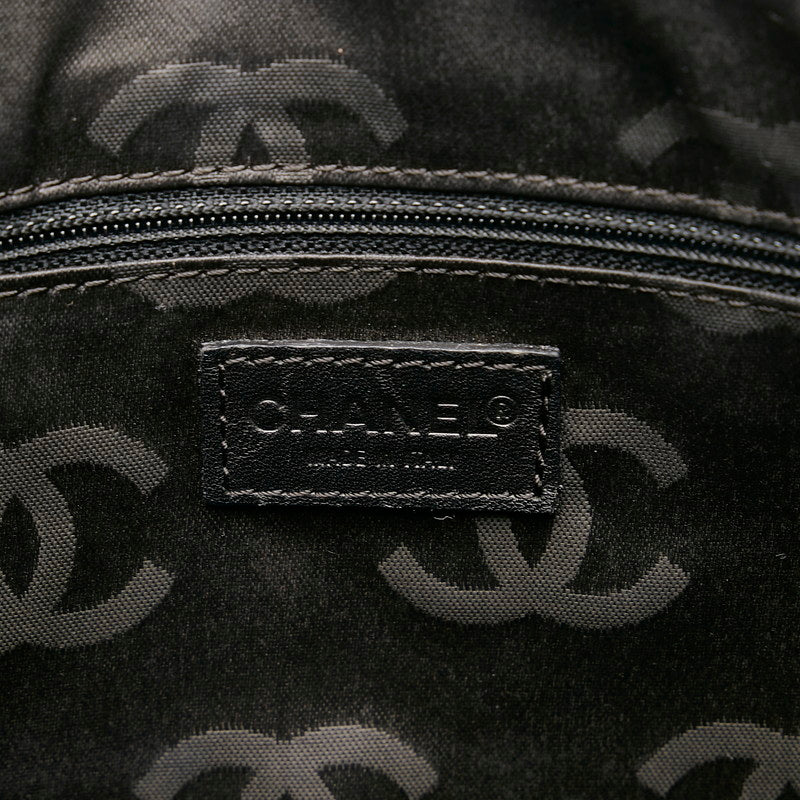 Chanel Matelasse Wild Stitch Leather Handbag Black