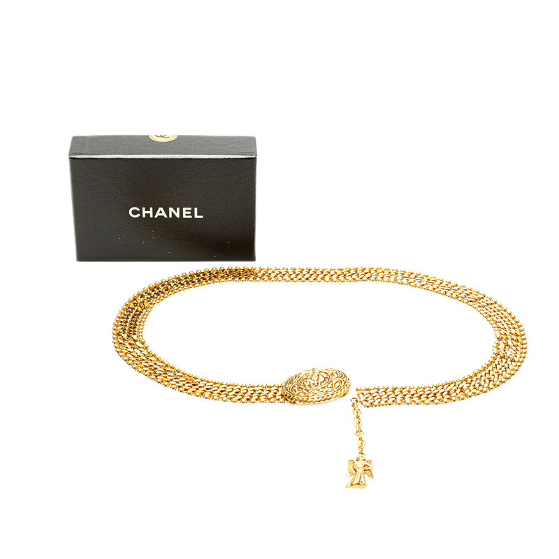 Chanel Vintage Angel Night Chain Belt Gold