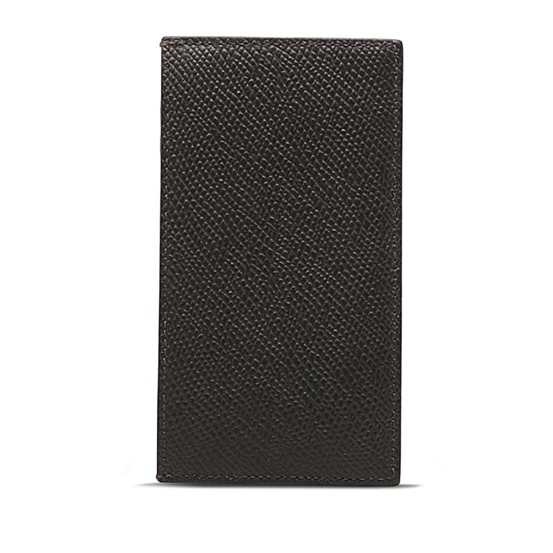 Celine Leather Card Case Black