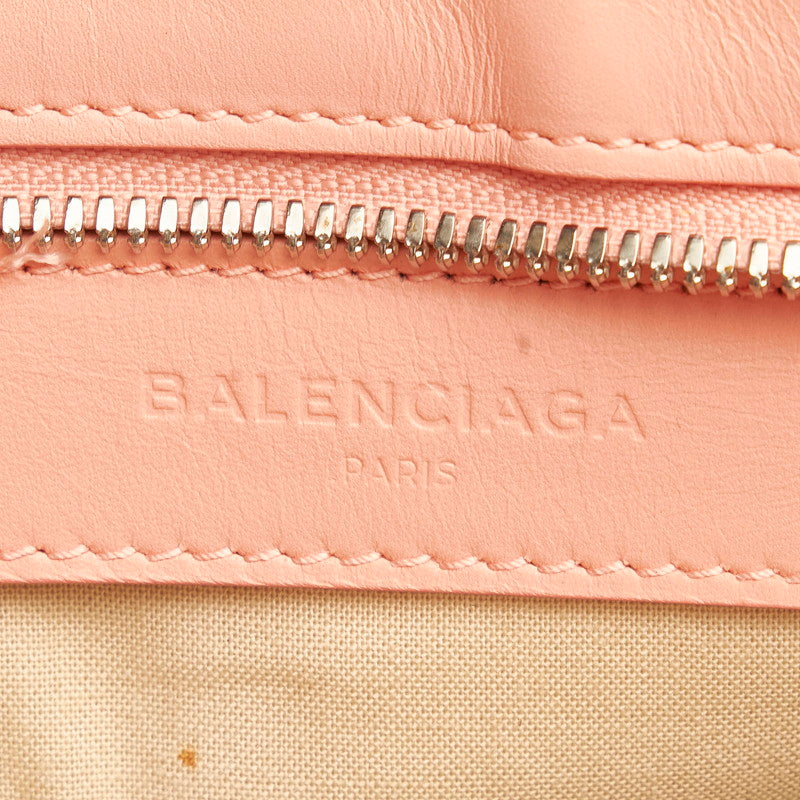 Balenciaga Canvas Leather Clutch Bag 410119