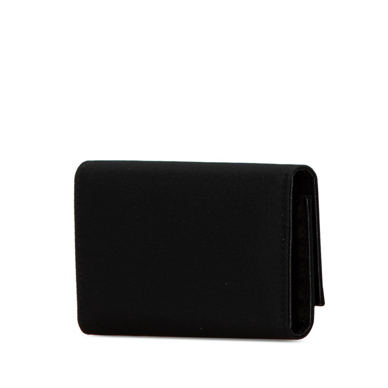 Prada Nylon Triangle Logo 6 Key Case