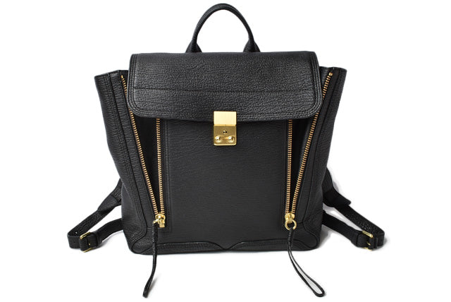 3.1 Phillip Lim Pashli Leather Backpack Black