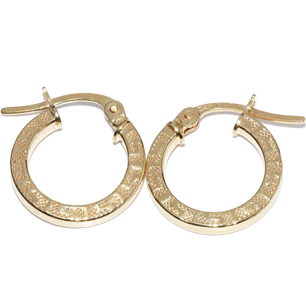 Unoaerre K18YG Hoop Earrings