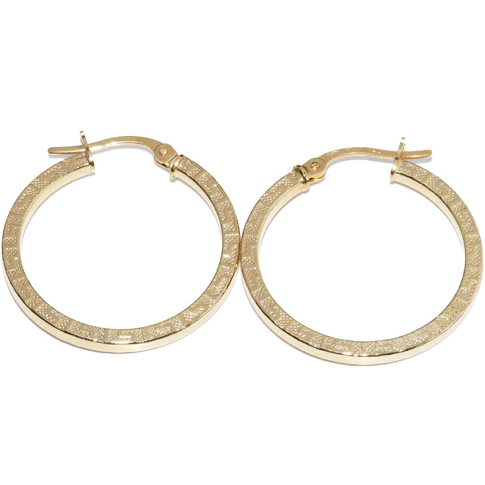 Unoaerre K18YG Hoop Earrings