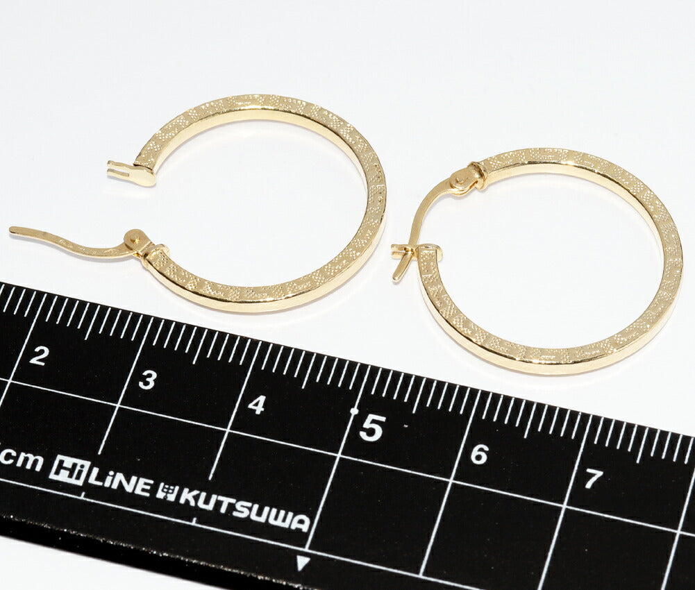 Unoaerre K18YG Hoop Earrings