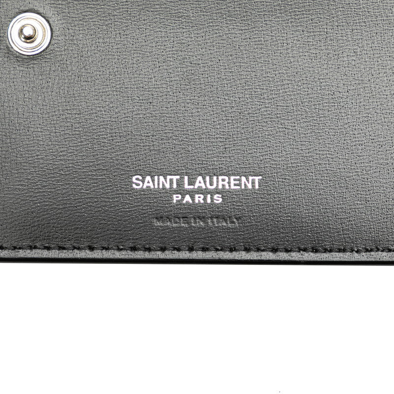 Saint Laurent Tiny Monogram Leather Wallet