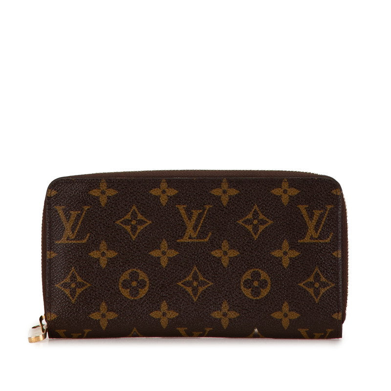 Louis Vuitton Monogram Zippy Wallet Brown