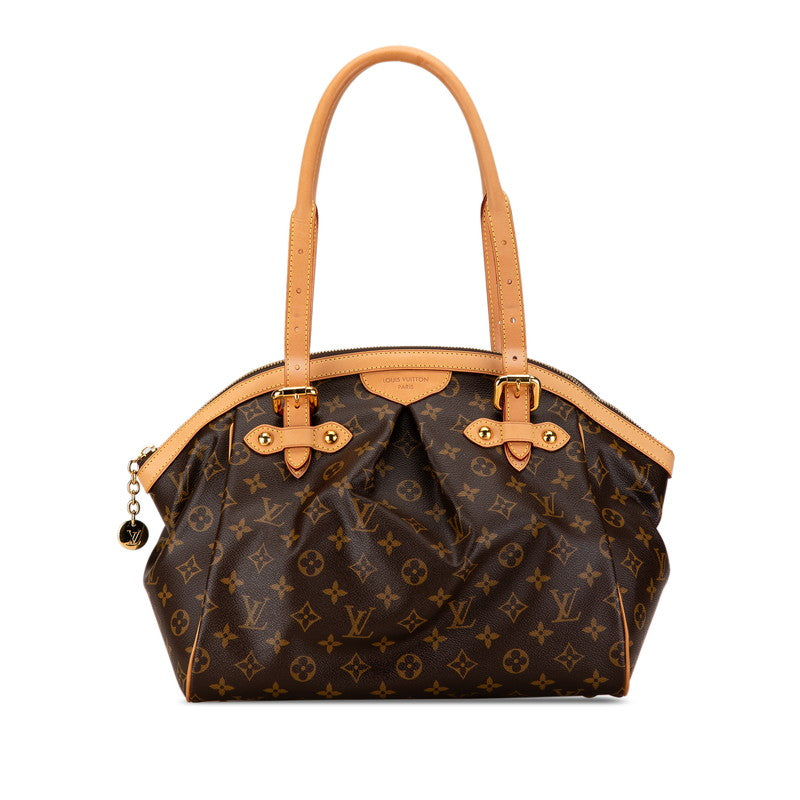 Louis Vuitton Tivoli GM Handbag M40144 Brown PVC Leather in Very Good Condition