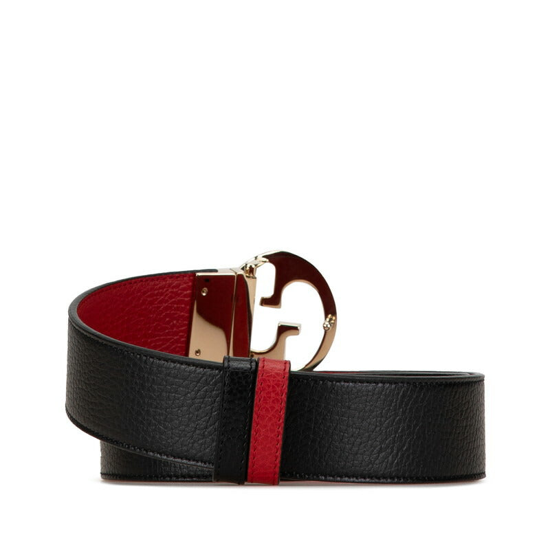 Gucci Reversible Leather Belt Black Red