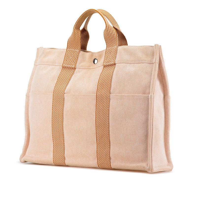 Hermes Canvas New Fourre-Tout MM Tote Bag