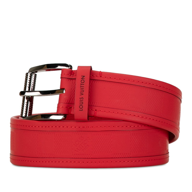 Louis Vuitton Damier Infini Belt M9122 Red in Great Condition