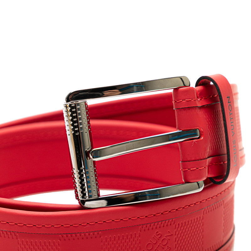 Louis Vuitton Damier Infini Belt M9122 Red in Great Condition