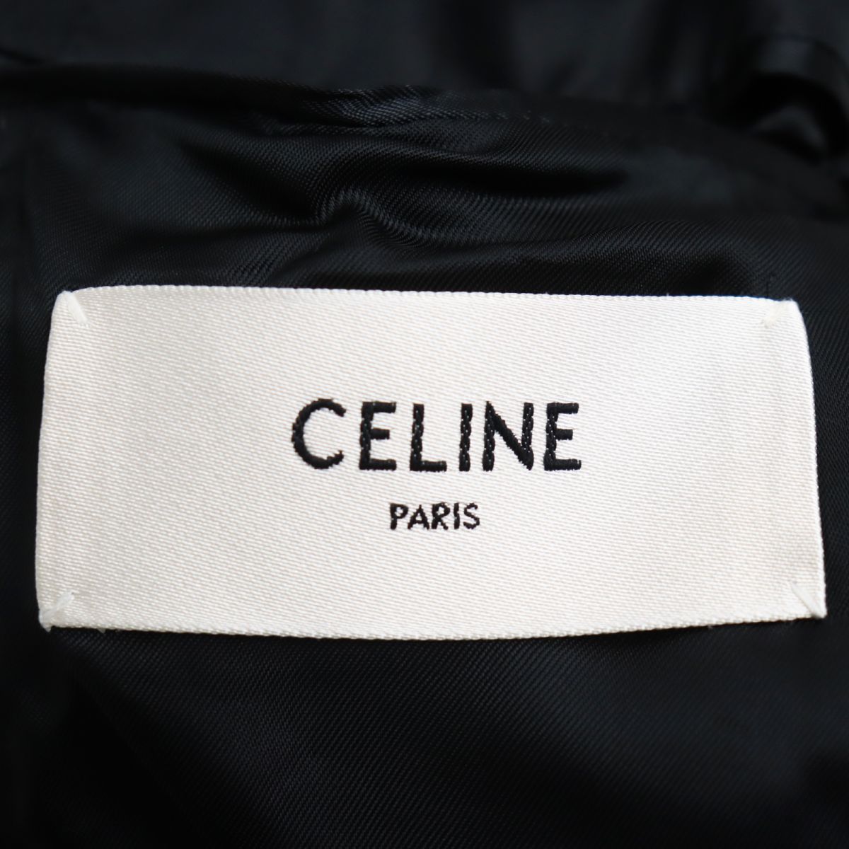 Celine Tailored Jacket Tuxedo Gold Black