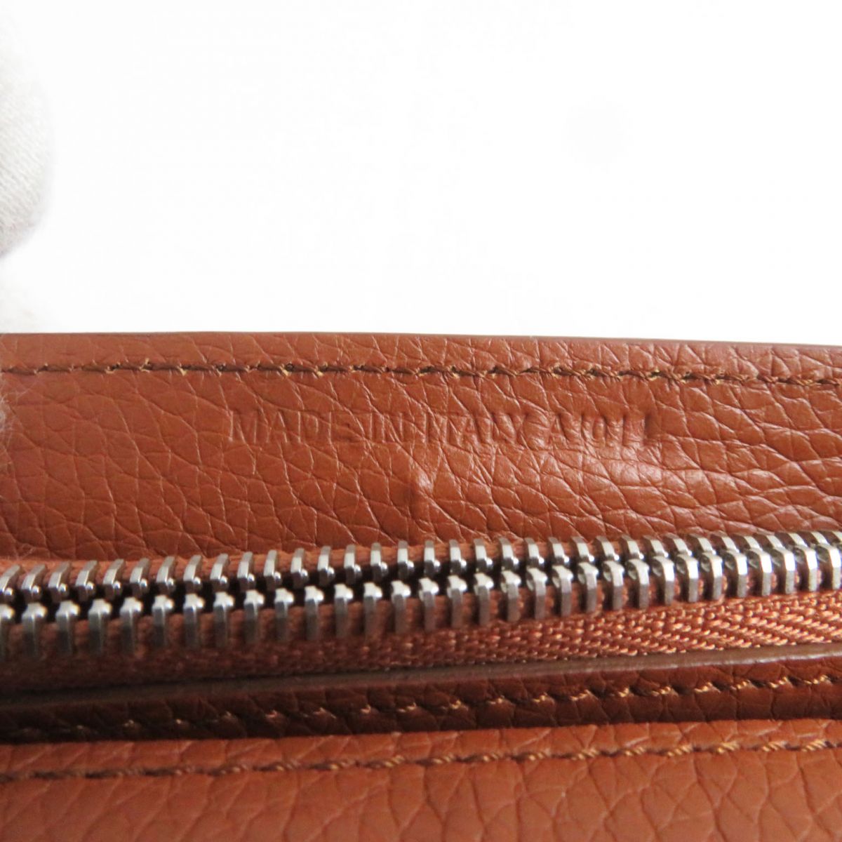 Dunhill Leather Bifold Long Wallet Light Brown