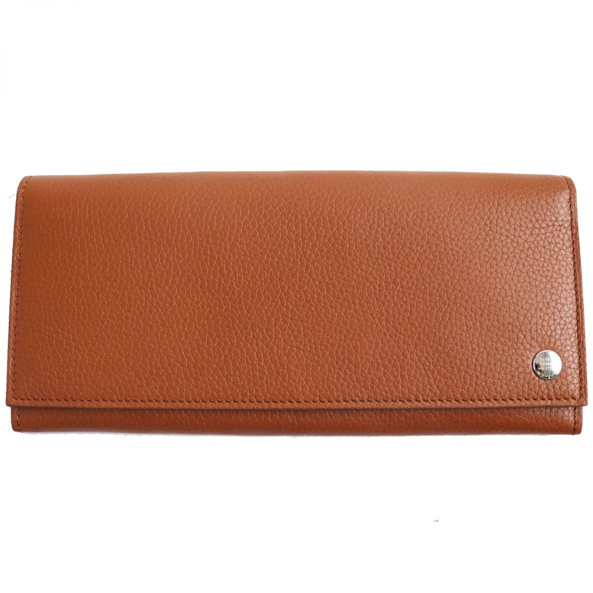 Dunhill Leather Bifold Long Wallet Light Brown