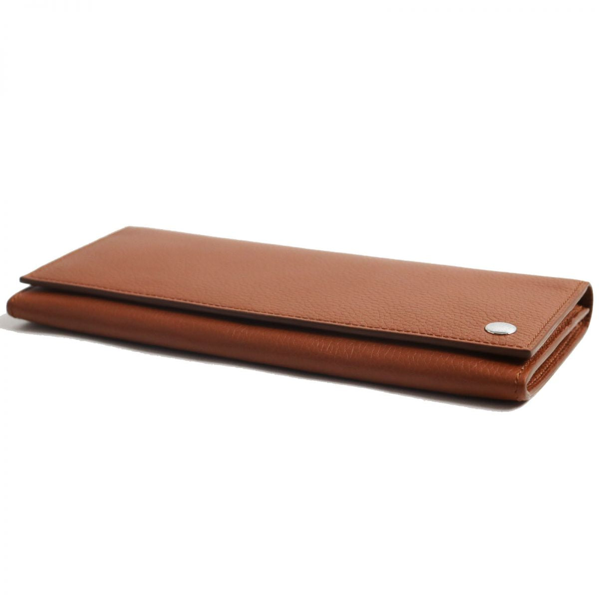 Dunhill Leather Bifold Long Wallet Light Brown