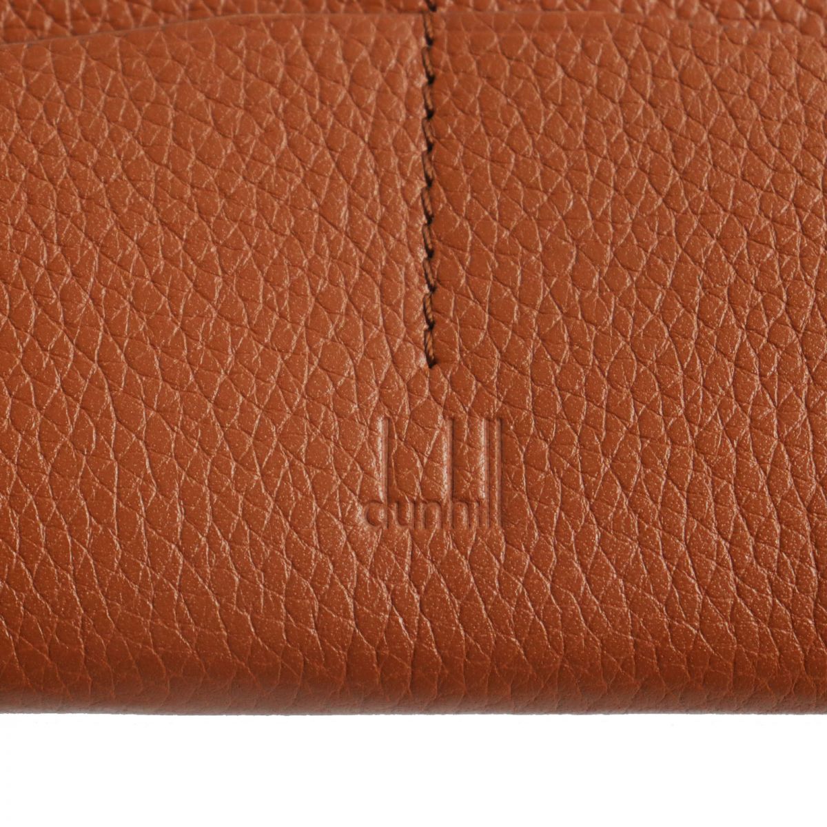 Dunhill Leather Bifold Long Wallet Light Brown