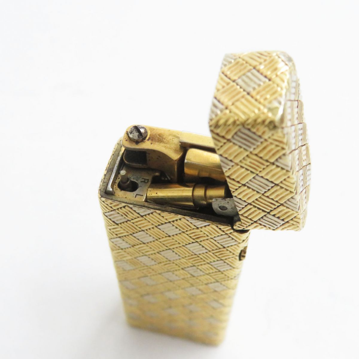 Dunhill 18K Gold Silver Gaslighter Swiss Made