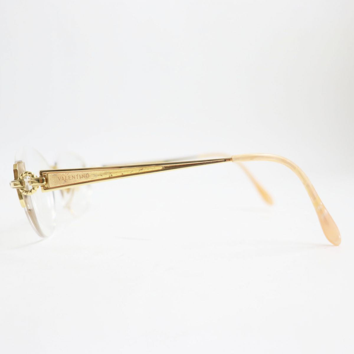 Valentino K18 Prescription Glasses Gold/Light Pink