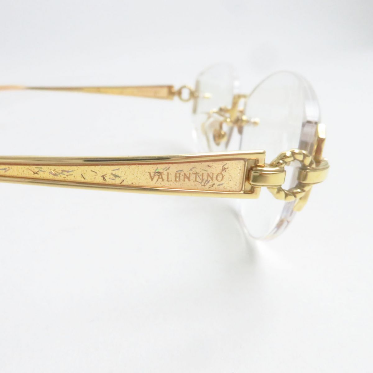 Valentino K18 Prescription Glasses Gold/Light Pink