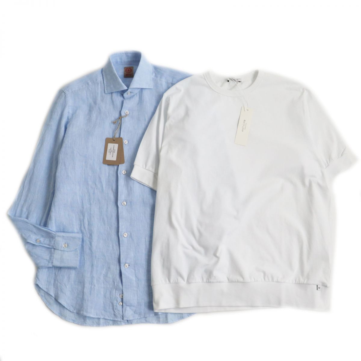 Linen Cotton Shirt T-Shirt 2-Piece Set