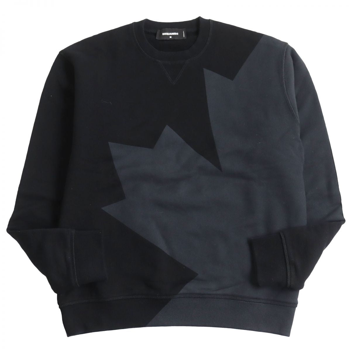 DSQUARED2 Mega Leaf Print Sweatshirt Black M