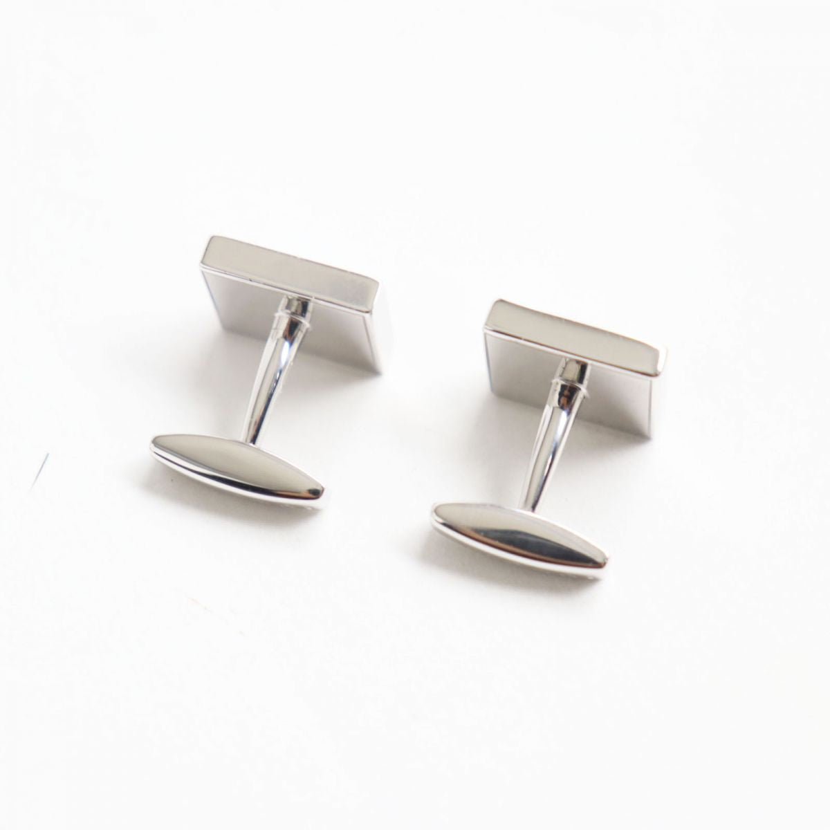 Bvlgari SV925 Square Cufflinks Silver Blue