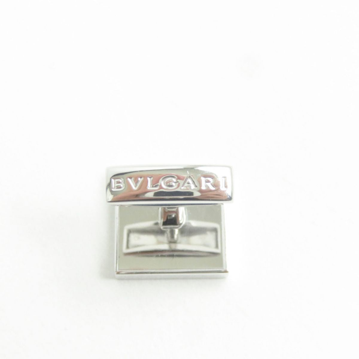 Bvlgari SV925 Square Cufflinks Silver Blue