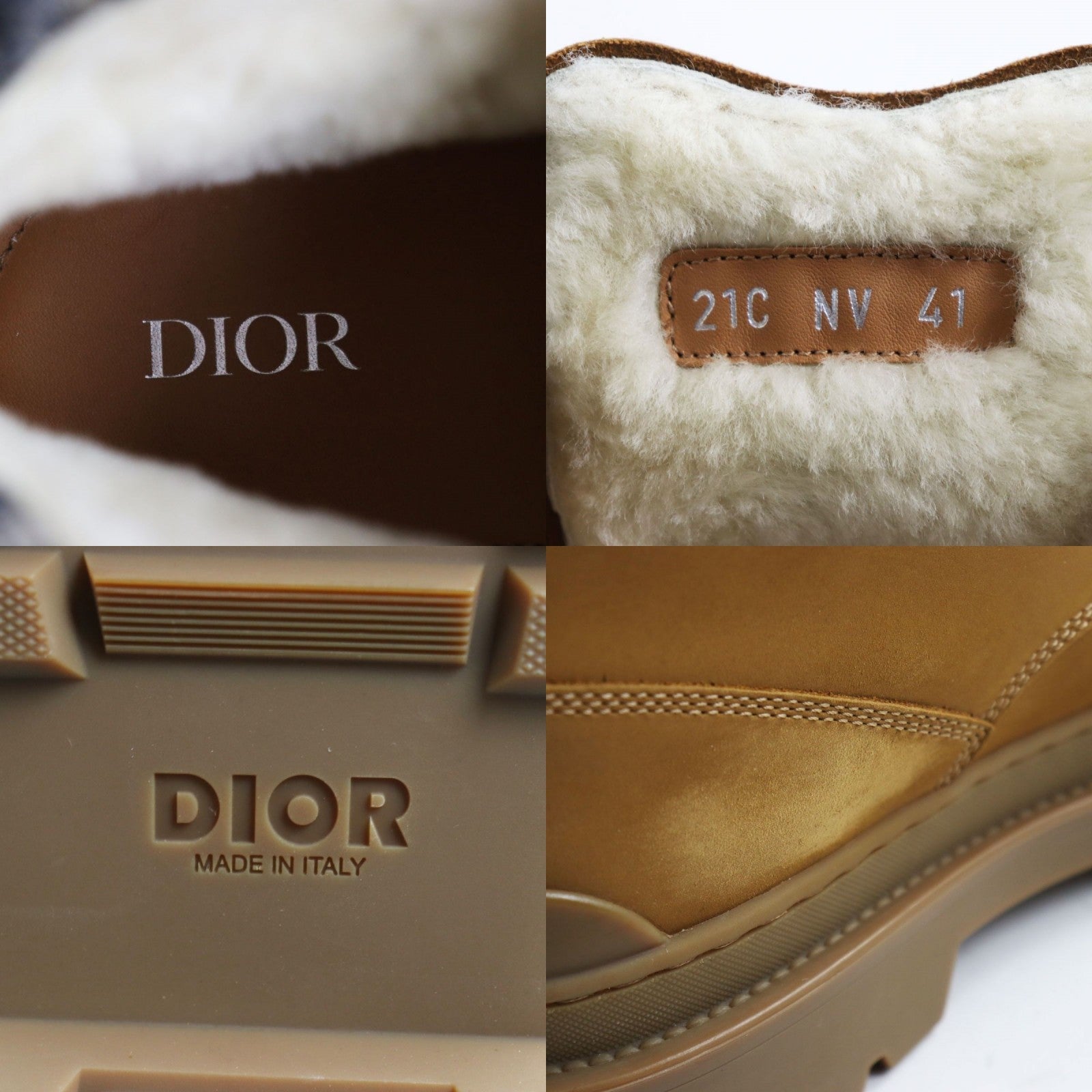 Dior Explorer Ankle Boot Nubuck Leather Size 41