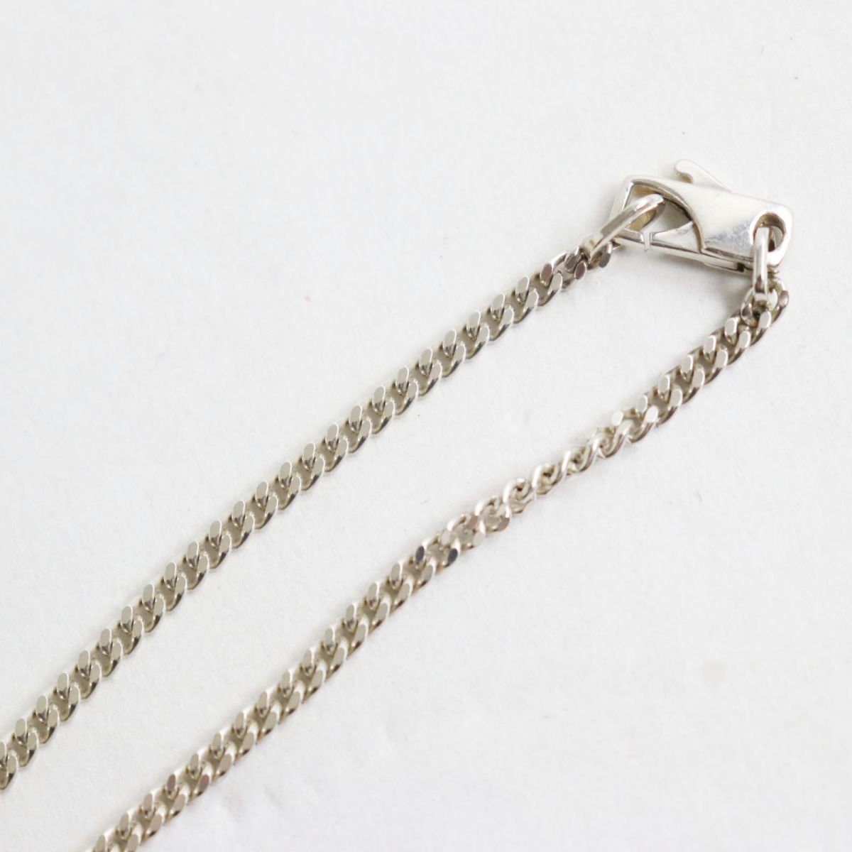 Gucci AG925 Cutout G Chain Necklace Silver