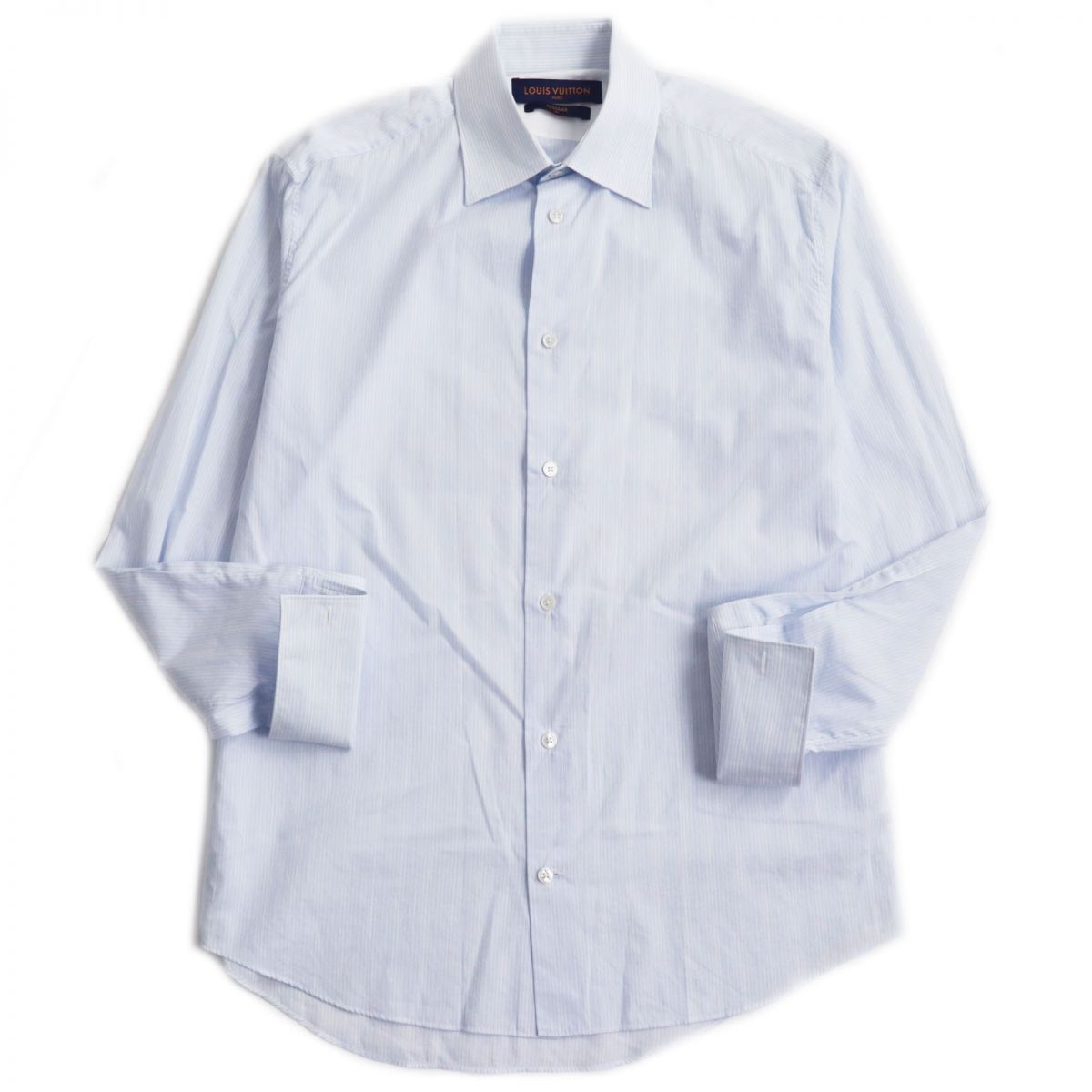 Louis Vuitton Stripe Long Sleeve Shirt Blue White