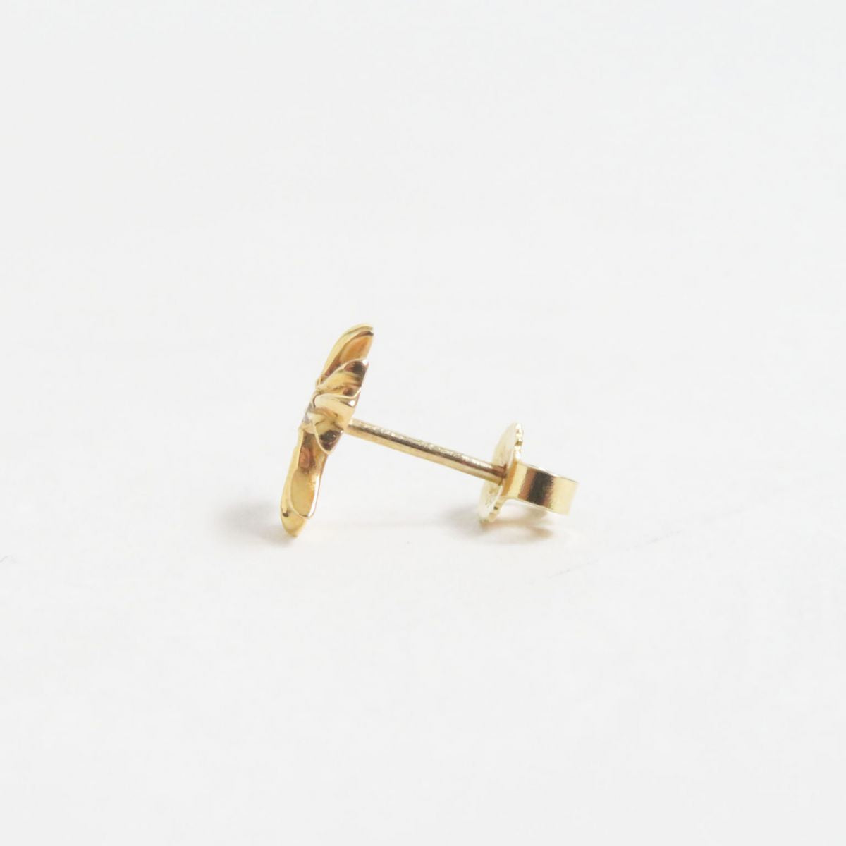 Chrome Hearts 22K Diamond Cross Stud Earring