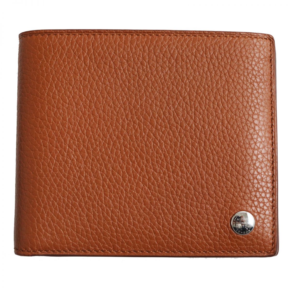 Dunhill Leather Bifold Wallet with Metal Logo