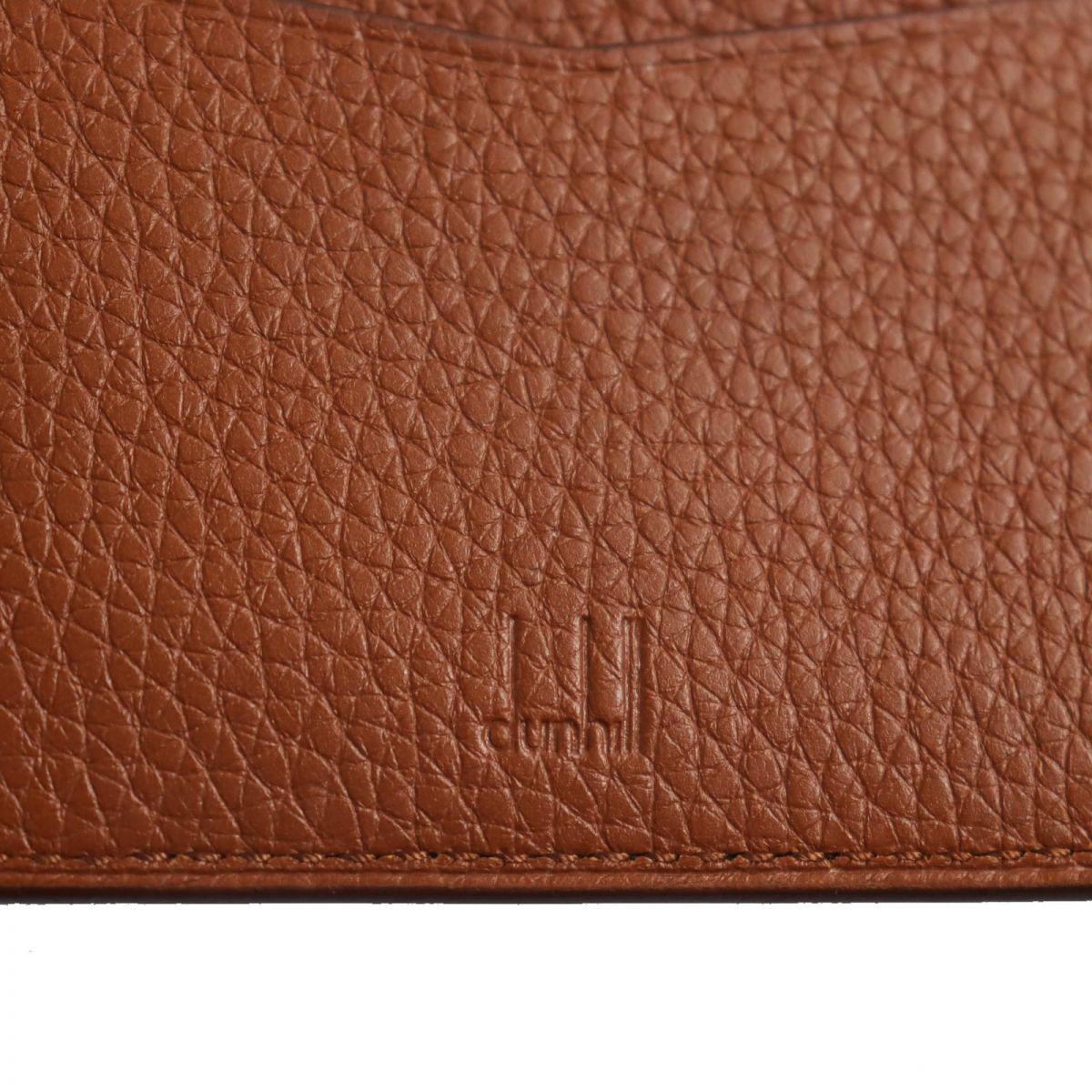 Dunhill Leather Bifold Wallet with Metal Logo