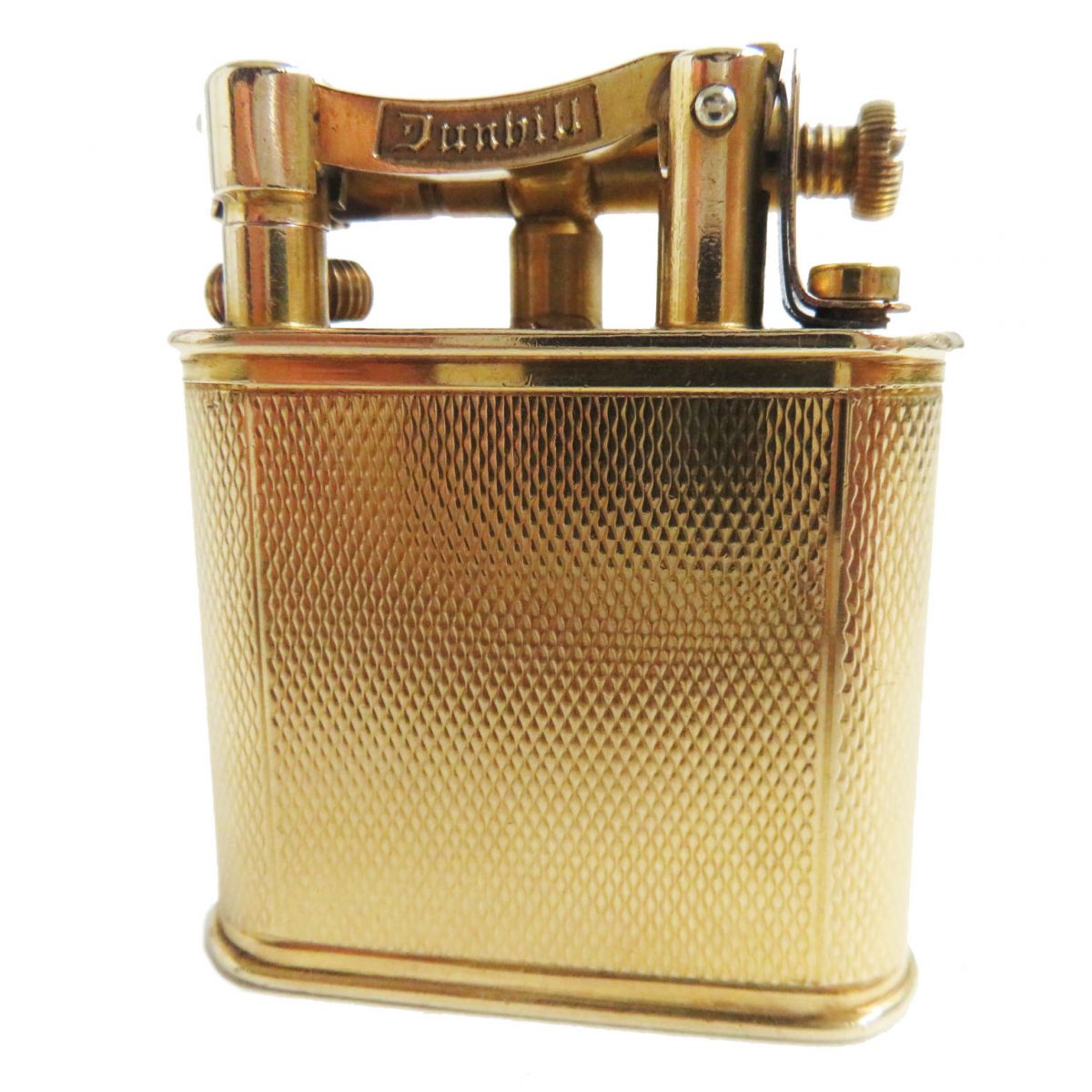 Dunhill K9 Hammer Oil Lighter Vintage Gold