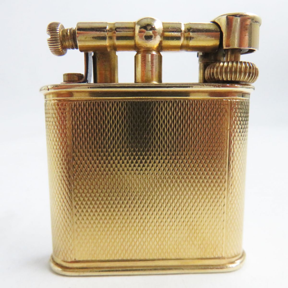 Dunhill K9 Hammer Oil Lighter Vintage Gold