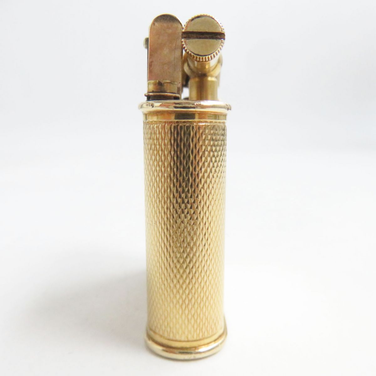 Dunhill K9 Hammer Oil Lighter Vintage Gold